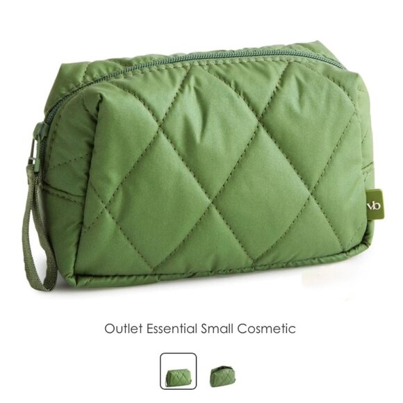 Vera Bradley Essential Lg Backpack & Accessories (Pearlized Cedar Green) - Picture 7 of 8